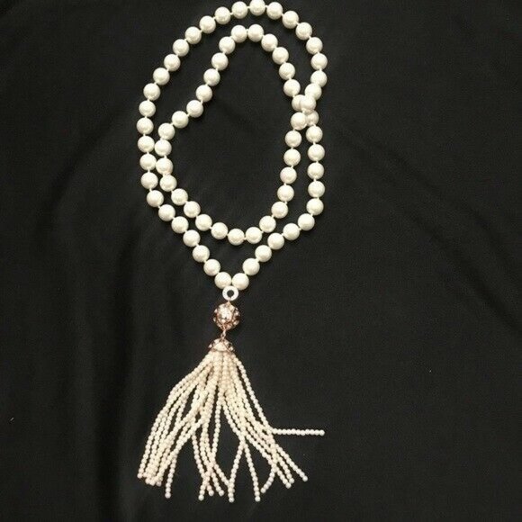 Park Lane Gatsby Necklace  Pearls‎ Gold Rose Sphere - Picture 1 of 4